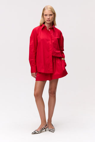 Cherry Set – Shorts & shirt from Lis Bonne Atelier, styled with accessories