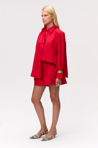 Cherry Set – Shorts & shirt from Lis Bonne Atelier, styled with accessories