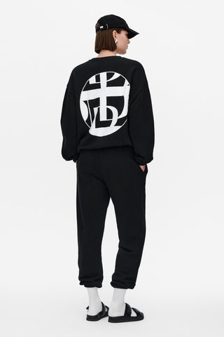 The Loose Fit Sweatpants, Black