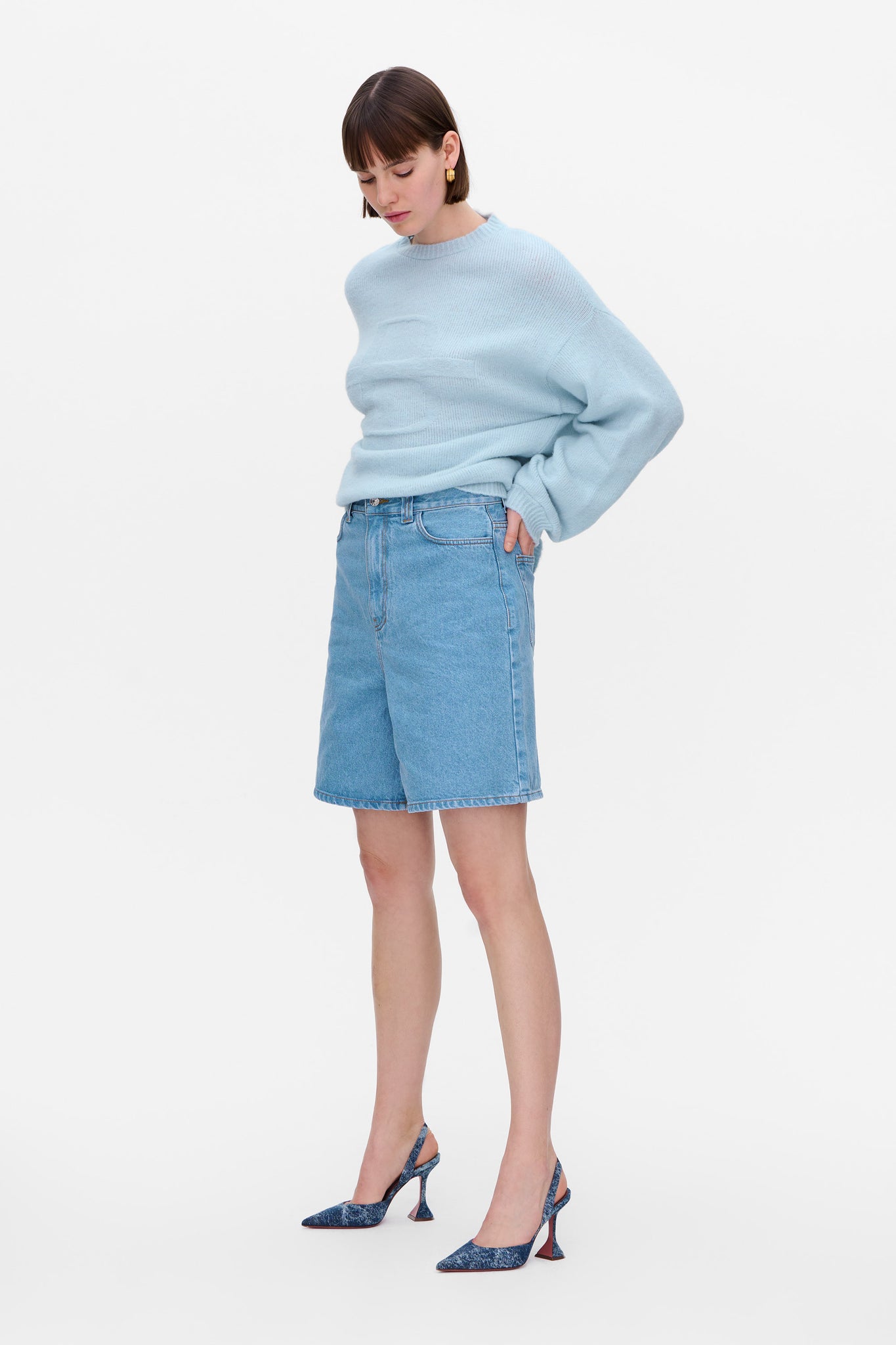 The LB knitted sweater, Mint