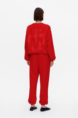 The Loose Fit Sweatpants, red