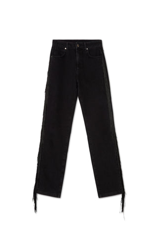 High Waist Slim Jeans 031 - Faded Black