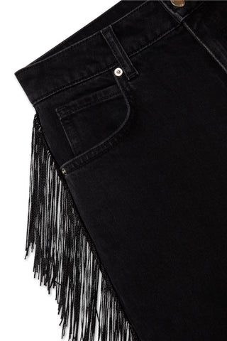 High Waist Slim Jeans 031 - Faded Black