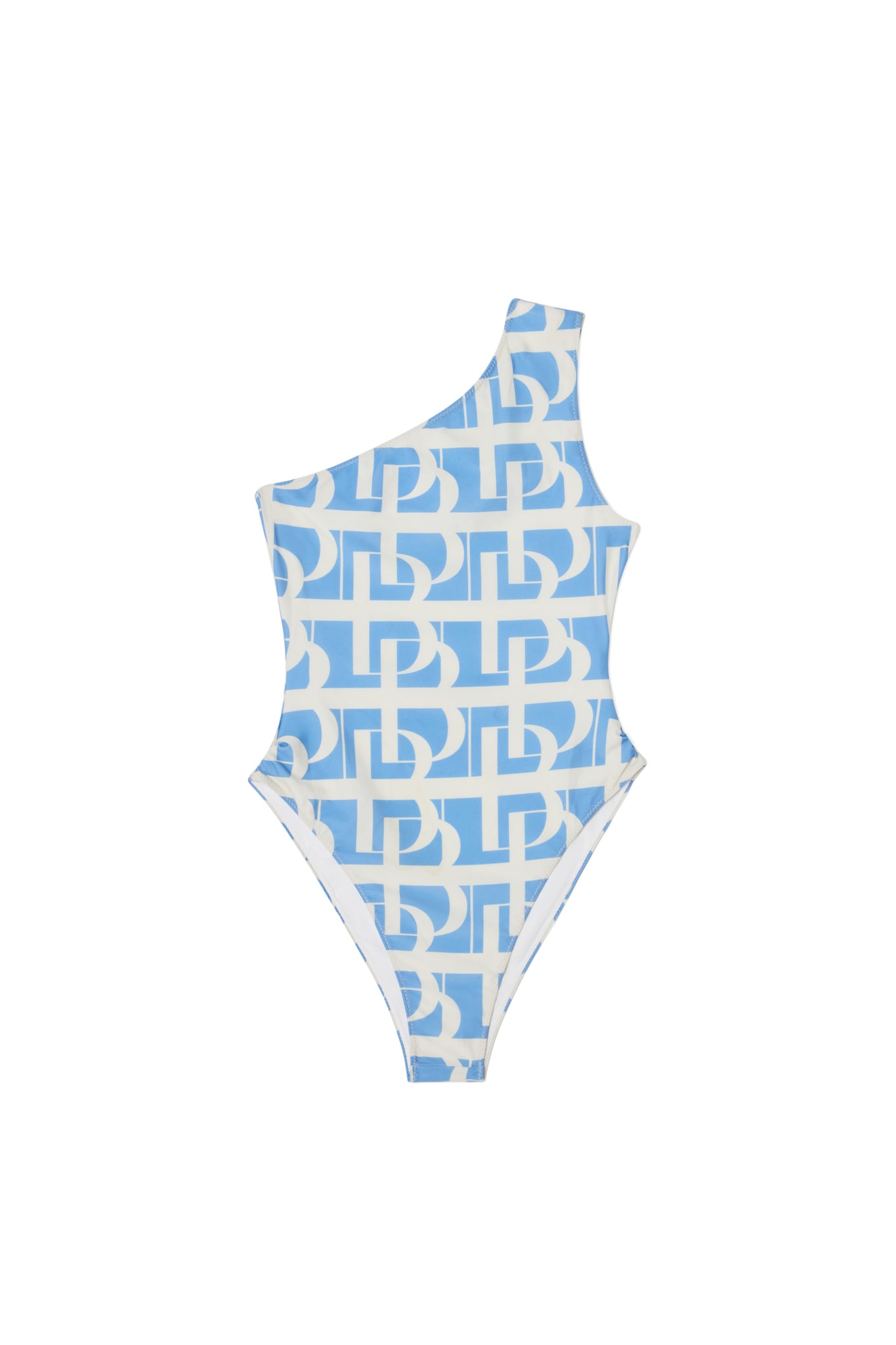 The Logo Swimsuit, Blue