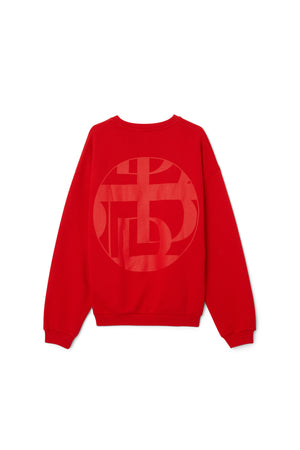 The Loose Fit Sweatshirt, Red