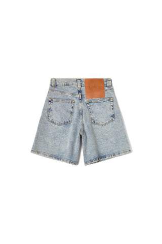 The Wide Denim Shorts