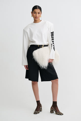 The Long Sleeve Shoulder Pad T-shirt