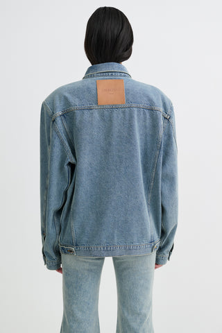 The Shoulder Pad Denim Jacket