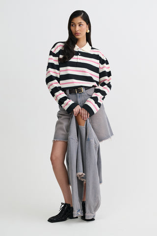 The Long Sleeve Piqué