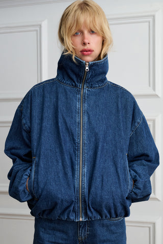 The Denim Bomber Jacket