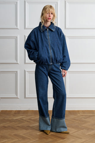 The Denim Bomber Jacket
