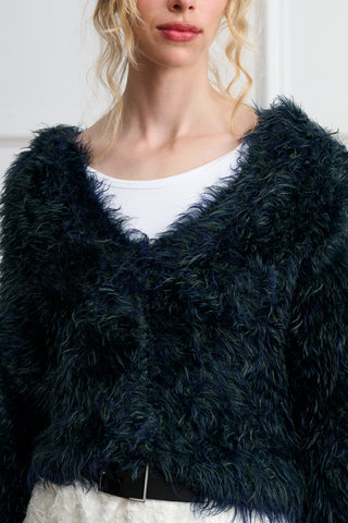 The Fluffy V-neck Sweater