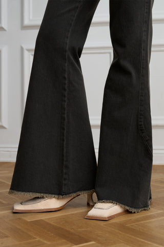 High Waist Flare Jeans 055