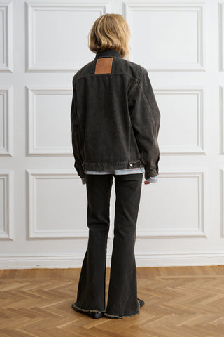 The Shoulder Pad Denim Jacket
