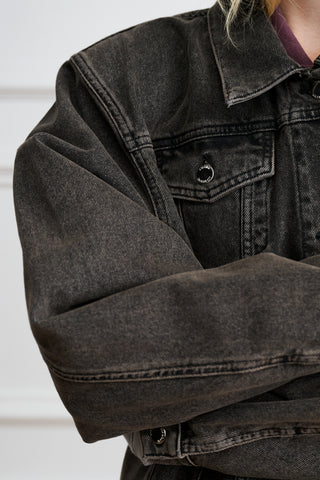 The Shoulder Pad Denim Jacket