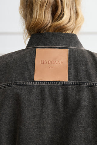 The Shoulder Pad Denim Jacket