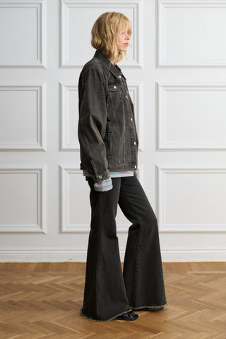 The Shoulder Pad Denim Jacket