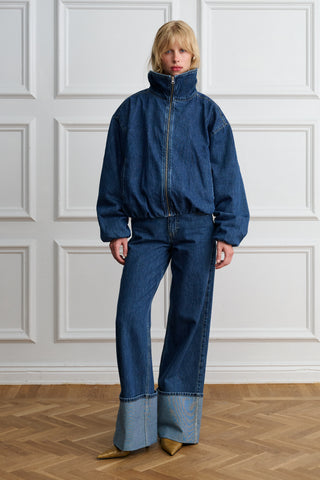 The Denim Bomber Jacket