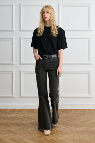 High Waist Flare Jeans 055