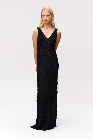 Long, maxi lace dress from Lis Bonne Atelier