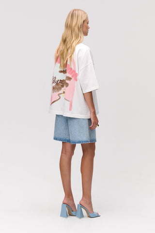 The Wide Denim Shorts