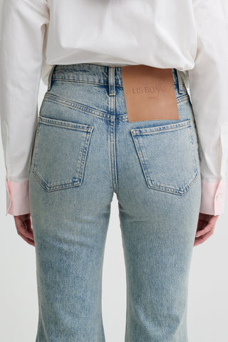 High Waist Flare Jeans 055