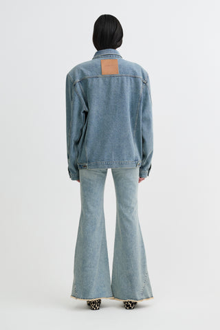 The Shoulder Pad Denim Jacket