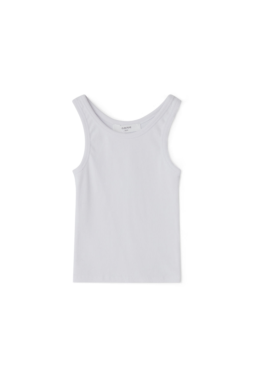 The Ribbed Tank Top White