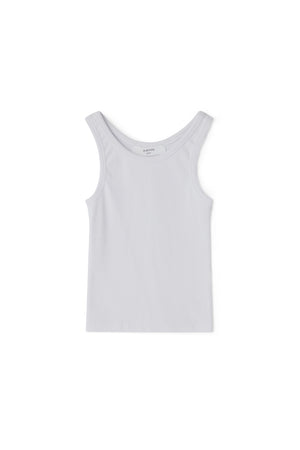 The Ribbed Tank Top White