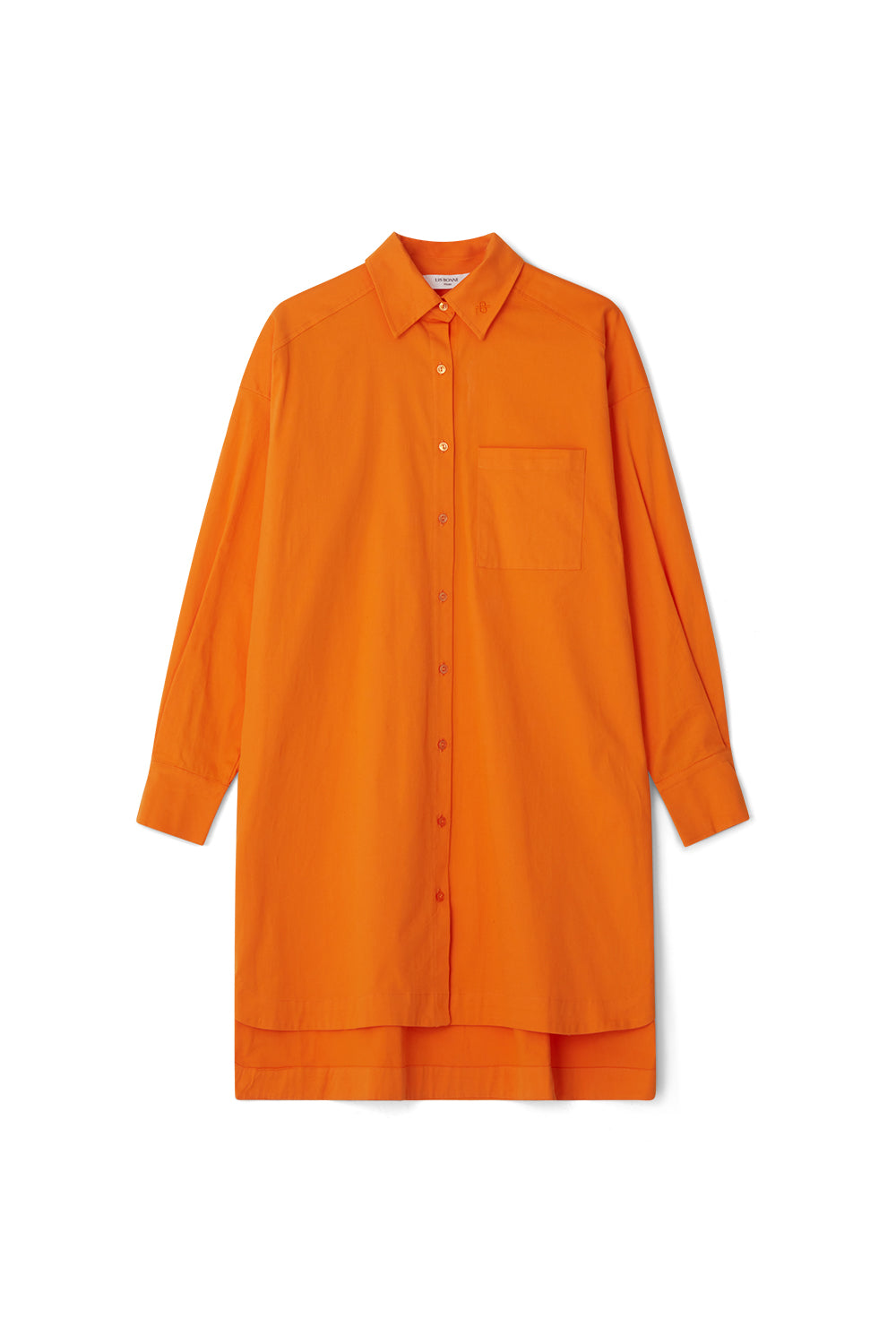 The Shirt Dress Orange