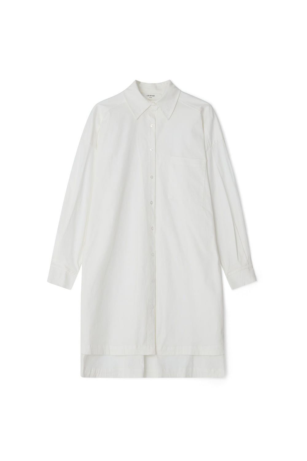 The Shirt Dress White - Lis Bonne Atelier